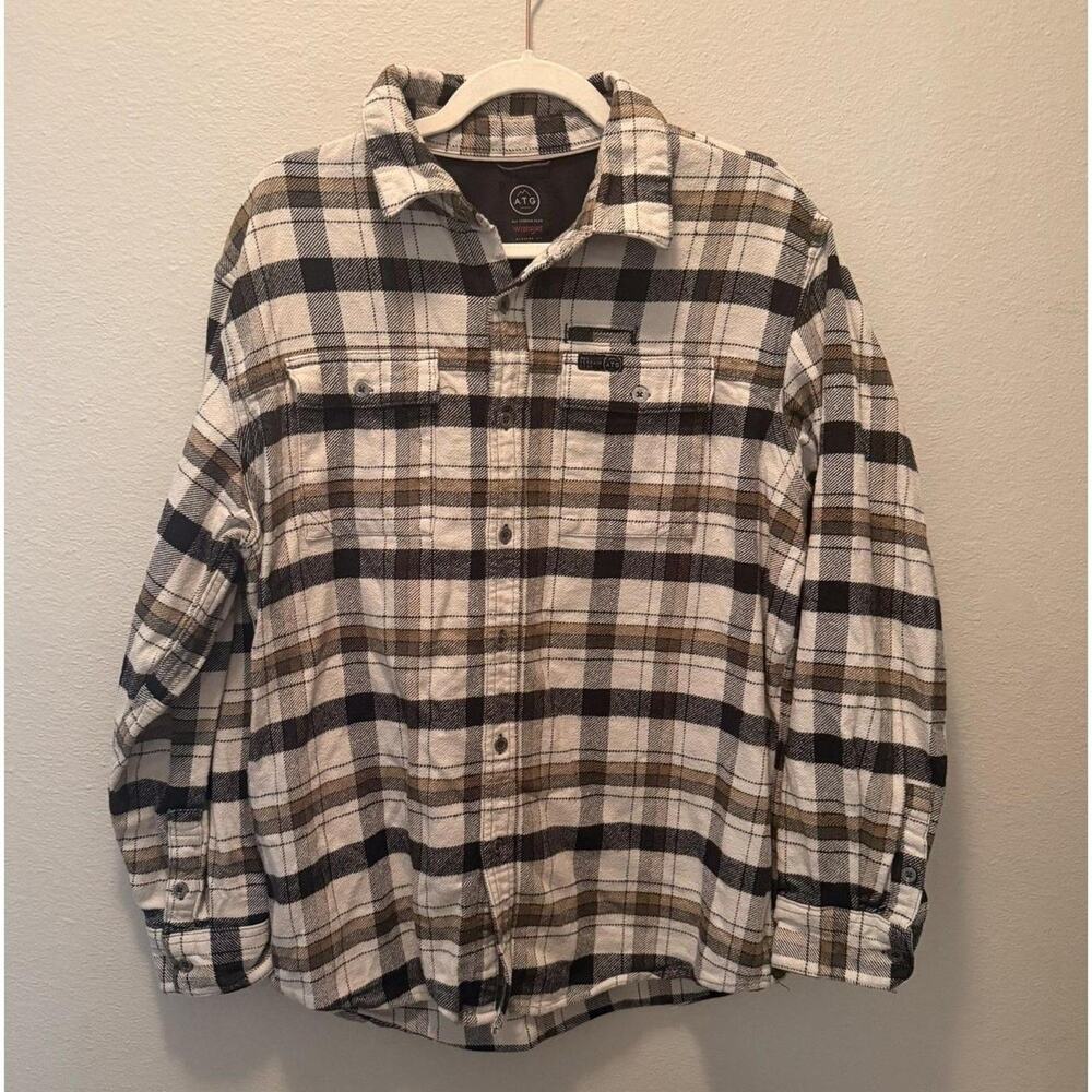 wrangler mens flannel Size xl regular fit ATG